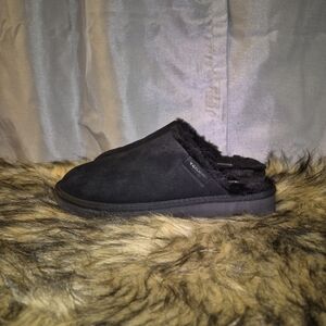 Koolaburra Black Suede Mules